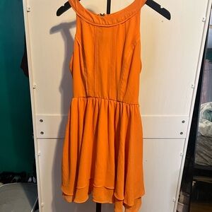 🔴GB Girls Vibrant Orange Casual Dress